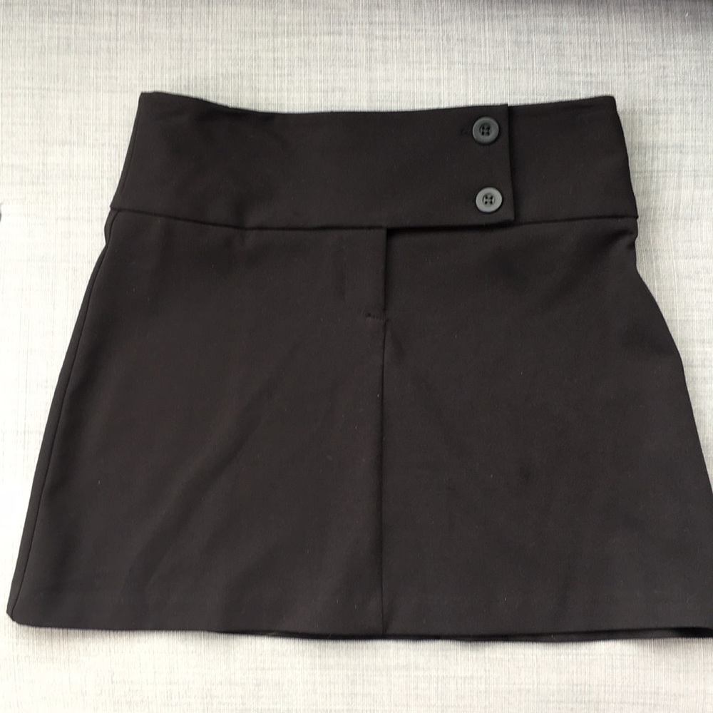 Vintage juniors black mini skirt - Size 1